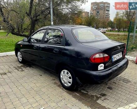 Черный Дэу Ланос, объемом двигателя 1.5 л и пробегом 160 тыс. км за 1800 $, фото 2 на Automoto.ua