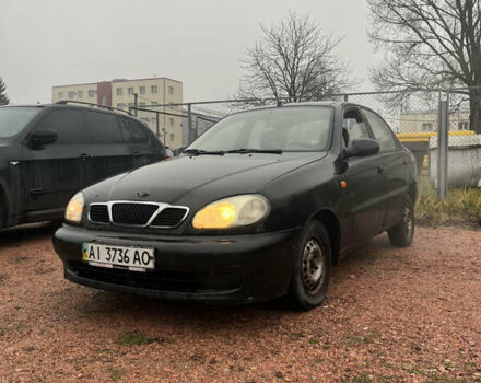 Черный Дэу Ланос, объемом двигателя 1.5 л и пробегом 298 тыс. км за 1000 $, фото 2 на Automoto.ua