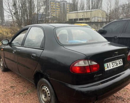 Черный Дэу Ланос, объемом двигателя 1.5 л и пробегом 298 тыс. км за 1000 $, фото 4 на Automoto.ua