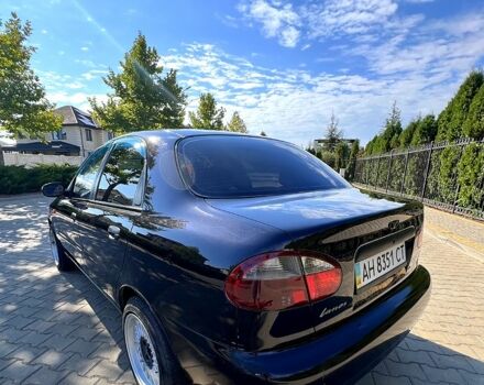 Черный Дэу Ланос, объемом двигателя 1.5 л и пробегом 183 тыс. км за 2600 $, фото 4 на Automoto.ua