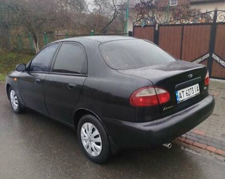 Черный Дэу Ланос, объемом двигателя 1.5 л и пробегом 200 тыс. км за 2150 $, фото 7 на Automoto.ua