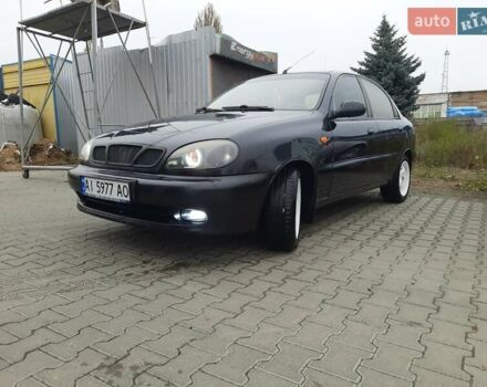 Черный Дэу Ланос, объемом двигателя 1.5 л и пробегом 208 тыс. км за 3000 $, фото 4 на Automoto.ua