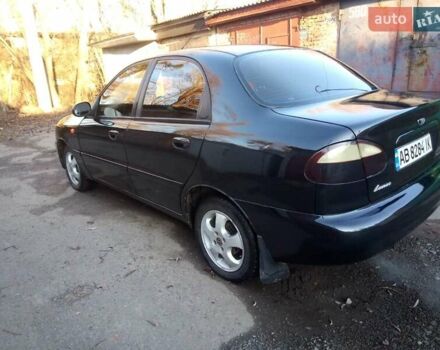 Черный Дэу Ланос, объемом двигателя 1.5 л и пробегом 231 тыс. км за 1999 $, фото 4 на Automoto.ua