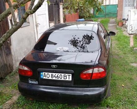 Черный Дэу Ланос, объемом двигателя 1.5 л и пробегом 272 тыс. км за 2000 $, фото 1 на Automoto.ua