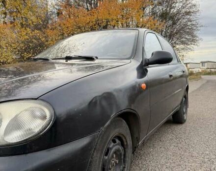 Черный Дэу Ланос, объемом двигателя 1.5 л и пробегом 100 тыс. км за 900 $, фото 4 на Automoto.ua