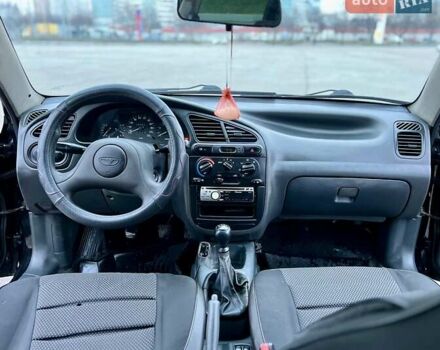 Черный Дэу Ланос, объемом двигателя 1.5 л и пробегом 653 тыс. км за 2199 $, фото 8 на Automoto.ua