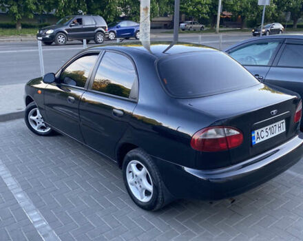 Черный Дэу Ланос, объемом двигателя 1.5 л и пробегом 160 тыс. км за 2800 $, фото 4 на Automoto.ua