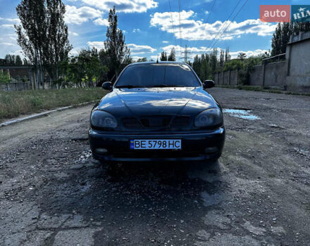 Черный Дэу Ланос, объемом двигателя 1.5 л и пробегом 220 тыс. км за 3100 $, фото 7 на Automoto.ua