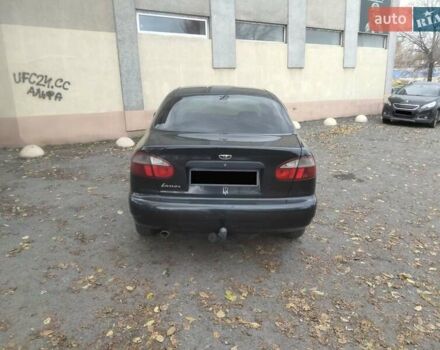 Черный Дэу Ланос, объемом двигателя 1.5 л и пробегом 200 тыс. км за 1550 $, фото 3 на Automoto.ua
