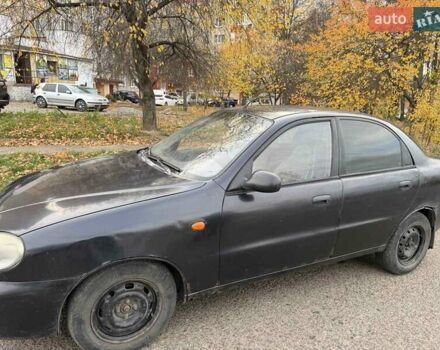 Черный Дэу Ланос, объемом двигателя 1.5 л и пробегом 100 тыс. км за 900 $, фото 9 на Automoto.ua