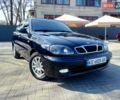 Черный Дэу Ланос, объемом двигателя 1.5 л и пробегом 163 тыс. км за 3150 $, фото 1 на Automoto.ua