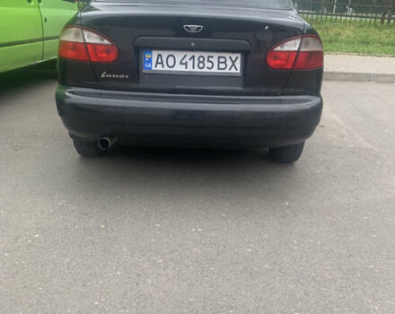 Черный Дэу Ланос, объемом двигателя 1.5 л и пробегом 179 тыс. км за 2300 $, фото 2 на Automoto.ua