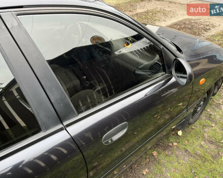 Черный Дэу Ланос, объемом двигателя 1.5 л и пробегом 140 тыс. км за 2500 $, фото 7 на Automoto.ua