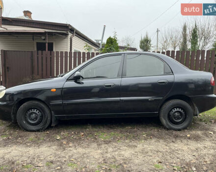 Черный Дэу Ланос, объемом двигателя 1.5 л и пробегом 140 тыс. км за 2500 $, фото 2 на Automoto.ua