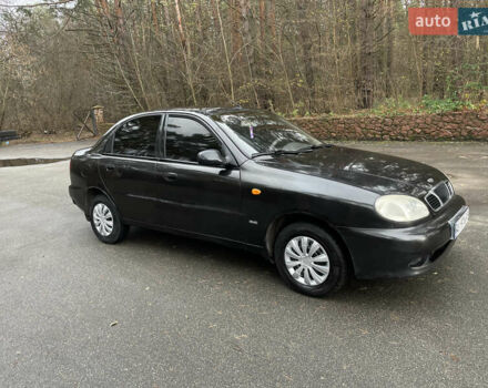 Черный Дэу Ланос, объемом двигателя 1.5 л и пробегом 198 тыс. км за 2199 $, фото 2 на Automoto.ua