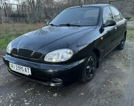 Черный Дэу Ланос, объемом двигателя 1.5 л и пробегом 270 тыс. км за 1900 $, фото 1 на Automoto.ua