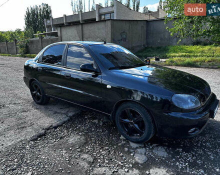 Черный Дэу Ланос, объемом двигателя 1.5 л и пробегом 220 тыс. км за 3100 $, фото 6 на Automoto.ua