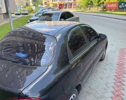 Черный Дэу Ланос, объемом двигателя 1.5 л и пробегом 240 тыс. км за 2100 $, фото 4 на Automoto.ua