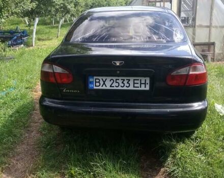 Черный Дэу Ланос, объемом двигателя 1.5 л и пробегом 130 тыс. км за 2200 $, фото 3 на Automoto.ua