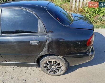 Чорний Деу Ланос, об'ємом двигуна 1.5 л та пробігом 210 тис. км за 1100 $, фото 3 на Automoto.ua