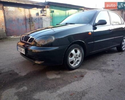 Черный Дэу Ланос, объемом двигателя 1.5 л и пробегом 231 тыс. км за 1999 $, фото 2 на Automoto.ua