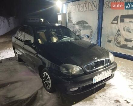 Черный Дэу Ланос, объемом двигателя 1.5 л и пробегом 350 тыс. км за 1850 $, фото 1 на Automoto.ua