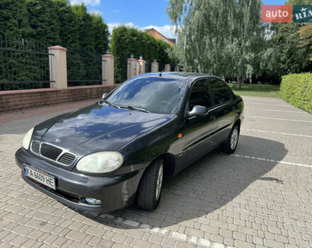 Черный Дэу Ланос, объемом двигателя 1.5 л и пробегом 250 тыс. км за 2700 $, фото 5 на Automoto.ua