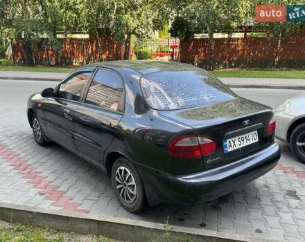 Черный Дэу Ланос, объемом двигателя 1.5 л и пробегом 240 тыс. км за 2100 $, фото 3 на Automoto.ua