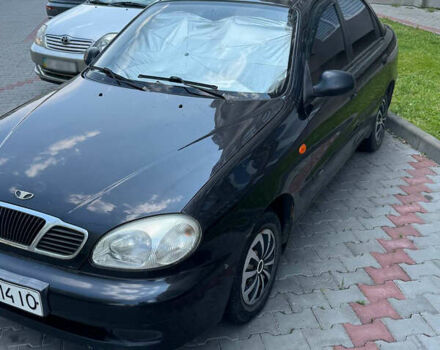 Черный Дэу Ланос, объемом двигателя 1.5 л и пробегом 240 тыс. км за 2100 $, фото 2 на Automoto.ua