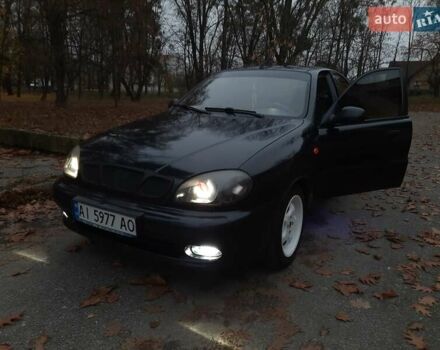 Черный Дэу Ланос, объемом двигателя 1.5 л и пробегом 208 тыс. км за 3000 $, фото 9 на Automoto.ua