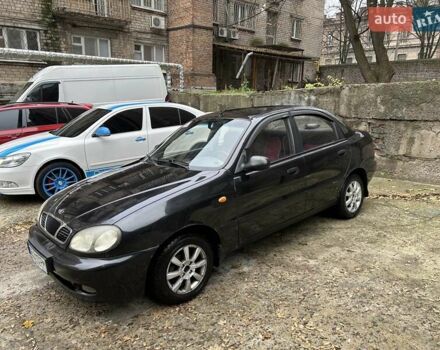 Чорний Деу Ланос, об'ємом двигуна 1.5 л та пробігом 222 тис. км за 1800 $, фото 2 на Automoto.ua