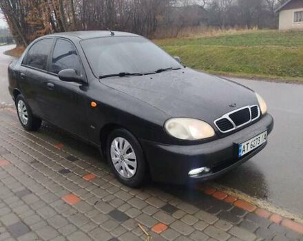 Черный Дэу Ланос, объемом двигателя 1.5 л и пробегом 200 тыс. км за 2150 $, фото 2 на Automoto.ua
