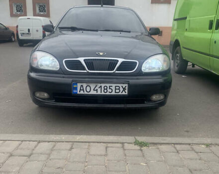 Черный Дэу Ланос, объемом двигателя 1.5 л и пробегом 179 тыс. км за 2300 $, фото 1 на Automoto.ua