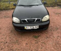 Черный Дэу Ланос, объемом двигателя 1.5 л и пробегом 296 тыс. км за 1000 $, фото 1 на Automoto.ua