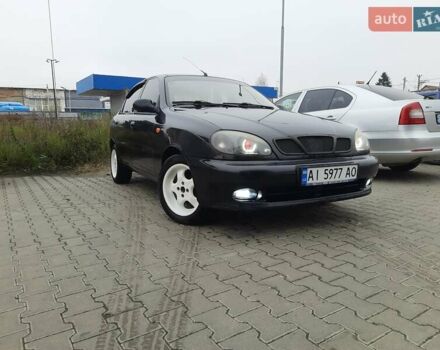 Черный Дэу Ланос, объемом двигателя 1.5 л и пробегом 208 тыс. км за 3000 $, фото 3 на Automoto.ua