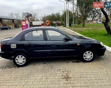 Черный Дэу Ланос, объемом двигателя 1.5 л и пробегом 160 тыс. км за 1800 $, фото 3 на Automoto.ua