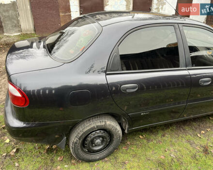 Черный Дэу Ланос, объемом двигателя 1.5 л и пробегом 140 тыс. км за 2500 $, фото 6 на Automoto.ua