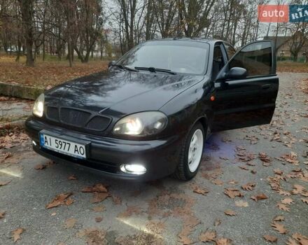 Черный Дэу Ланос, объемом двигателя 1.5 л и пробегом 208 тыс. км за 3000 $, фото 7 на Automoto.ua