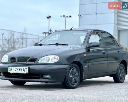 Черный Дэу Ланос, объемом двигателя 1.5 л и пробегом 653 тыс. км за 2199 $, фото 1 на Automoto.ua