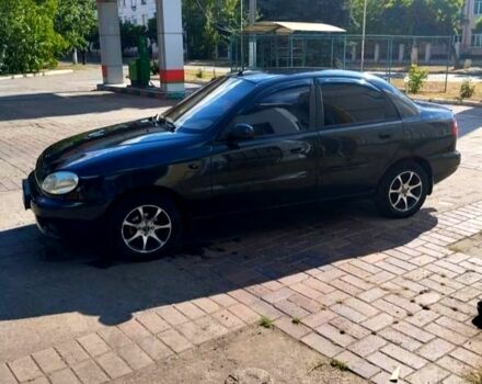 Чорний Деу Ланос, об'ємом двигуна 1.4 л та пробігом 222 тис. км за 2100 $, фото 5 на Automoto.ua