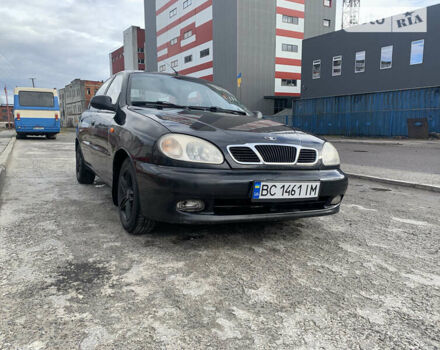 Черный Дэу Ланос, объемом двигателя 1.5 л и пробегом 280 тыс. км за 1300 $, фото 2 на Automoto.ua