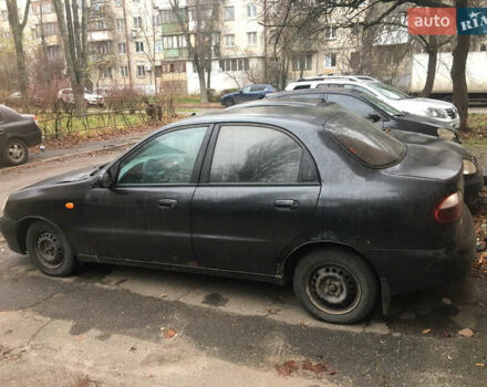 Чорний Деу Ланос, об'ємом двигуна 1.39 л та пробігом 200 тис. км за 900 $, фото 9 на Automoto.ua