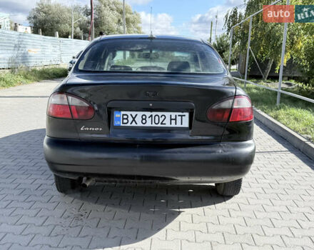 Черный Дэу Ланос, объемом двигателя 1.5 л и пробегом 190 тыс. км за 1400 $, фото 5 на Automoto.ua