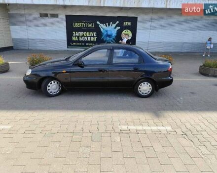 Черный Дэу Ланос, объемом двигателя 1.5 л и пробегом 81 тыс. км за 3800 $, фото 3 на Automoto.ua