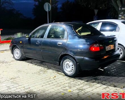 Черный Дэу Ланос, объемом двигателя 1.5 л и пробегом 110 тыс. км за 1780 $, фото 3 на Automoto.ua