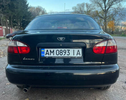 Деу Ланос 2007 у Черняхове на Automoto.ua Чорний Деу Ланос, об'ємом двигуна 1.5 л та пробігом 113 тис. км за 2700 $, фото 2 на Automoto.ua
