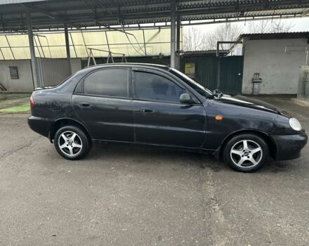 Черный Дэу Ланос, объемом двигателя 1.5 л и пробегом 150 тыс. км за 1700 $, фото 3 на Automoto.ua