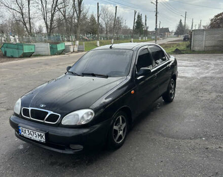 Чорний Деу Ланос, об'ємом двигуна 1.5 л та пробігом 150 тис. км за 1700 $, фото 1 на Automoto.ua