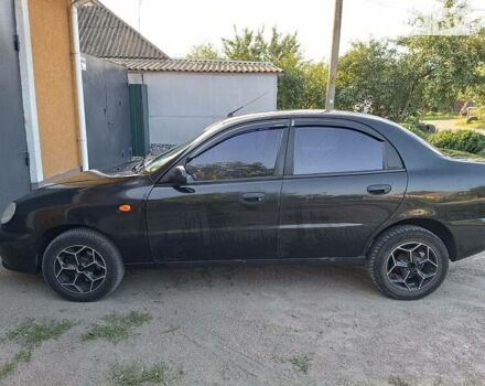 Деу Ланос 2007 у Кропивницькому (Кіровограді) на Automoto.ua Чорний Деу Ланос, об'ємом двигуна 1.6 л та пробігом 330 тис. км за 2500 $, фото 2 на Automoto.ua
