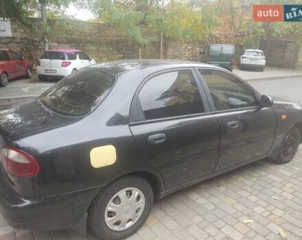 Дэу Ланос 2007 в Одессе на Automoto.ua Черный Дэу Ланос, объемом двигателя 1.5 л и пробегом 240 тыс. км за 1200 $, фото 3 на Automoto.ua